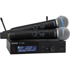 Shure SLXD24D+/B58 Dual Digital Wireless Handheld Microphone System
